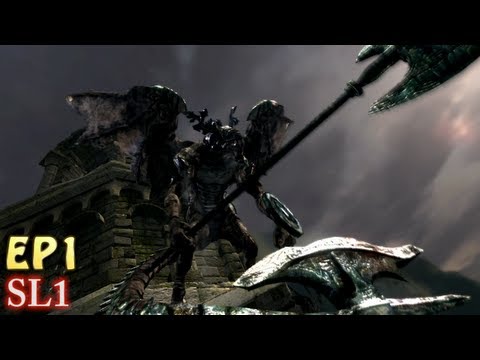 Dark Souls Walkthrough - Race to the Bell Tower - Soul Level 1 EP1