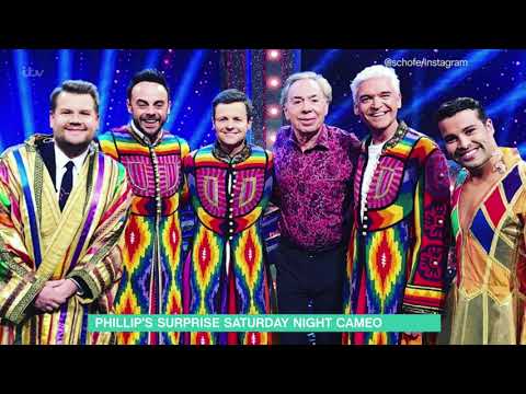 Phil's surprise cameo as Joseph on Saturday Night Takeway  12th March 2018