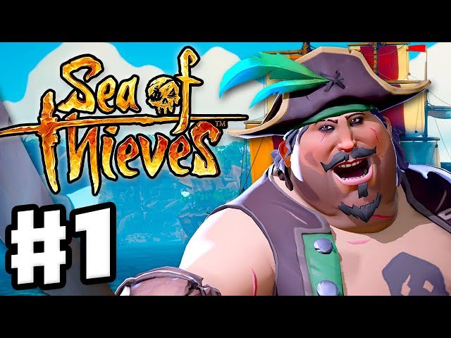 Sea of Thieves - Gameplay Part 1 - Sailing the Seas and Finding Treasure with Zanitor!