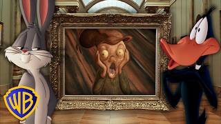 Elmer Fudd is THE SCREAM?! 😱 Art Tour with Bugs & Daffy 🎨 | Looney Tunes: Back in Action | @wbkids