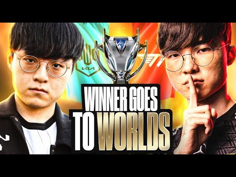 T1 VS DK WINNER GOES TO WORLDS - LCK SUMMER 2024 GAUNTLET - CAEDREL
