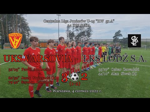 4 VI 2022 r.  UKS VARSOVIA  -  ŁKS ŁÓDŹ  S.A.