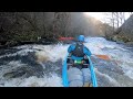 Reading The River Three White Water Moves In Canoe On The Afon Vyrnwy Wales
