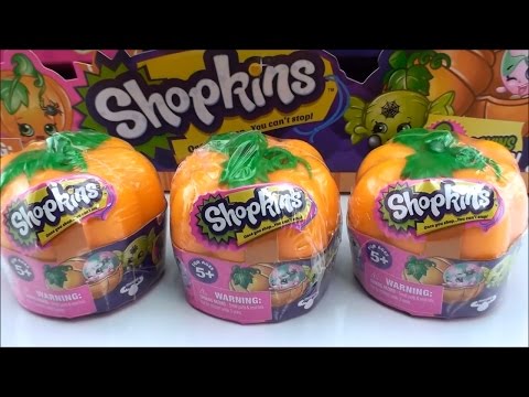 🎃🎃 Shopkins Halloween Pumpkin Surprises Pumpkins 2 Pack 🎃🎃