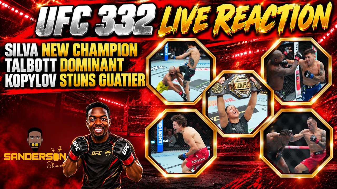 UFC 332 LIVE RECAP | SILVA NEW CHAMPION | TALBOTT DESTROYS FIGUEIRDO | KOPYLOV STUNS GAUTIER