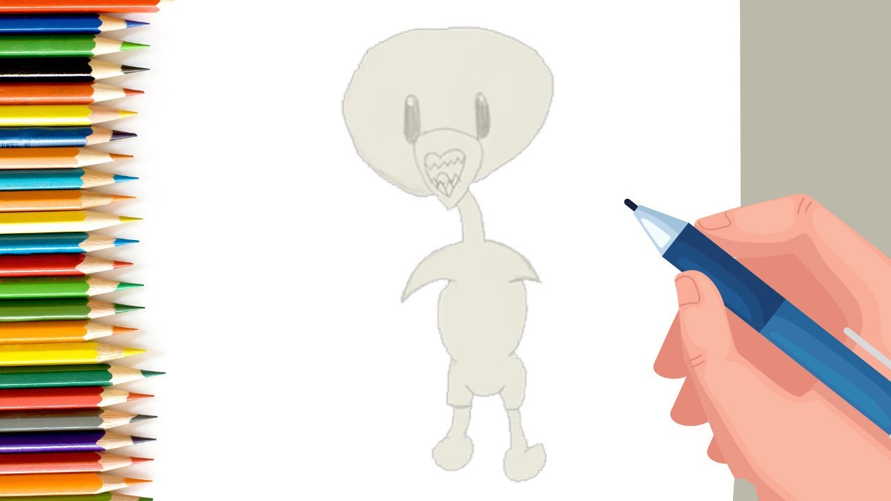 Rainbow Friends 🌈 How To Draw Yellow | EASY KIDS Tutorial