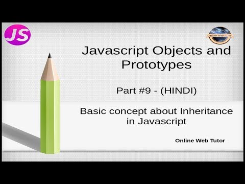 Javascript Object and Prototypes Tutorial for beginners in HINDI | ENGLISH 9 JS inheritance basics