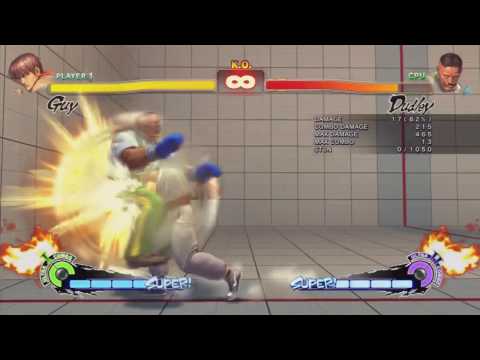 SSF4: Guy - Combo 05 - FA U1
