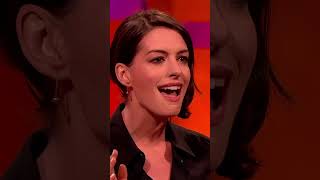 Anne Hathaway&#39;s Britney Spears Impression!🔥 #Shorts