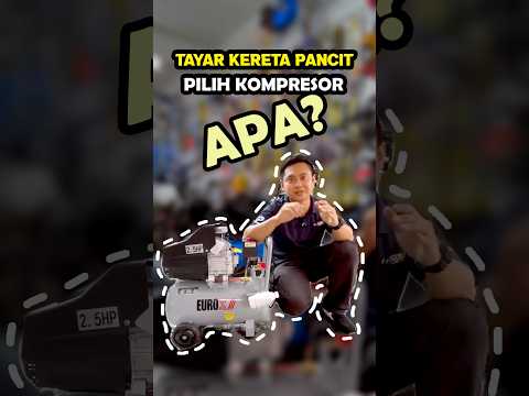 🚗 Nak Pump Tayar Je, Perlu Tank Kompresor Berapa Besar?