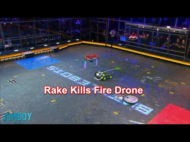 Rake kills a fire drone, a breakdown