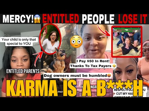 ENTITLED PEOPLE CAUGHT ON CAMERA! Instant Karma, Entitled Customers & Karen Moments | Reaction