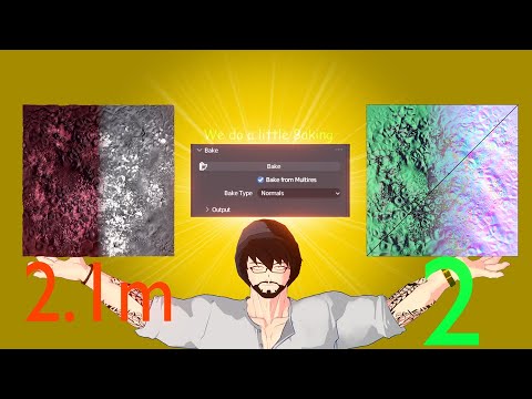 Blender Tutorial: MultiRes to Texture from sculpts