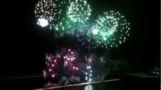 preview picture of video 'ウィングベイ小樽クリスマス花火 Christmas fireworks in Otaru 2009'