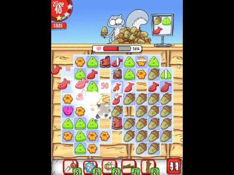 Simons Cat - Crunch Time - Level 50 - No Boosters (by match3news.com)