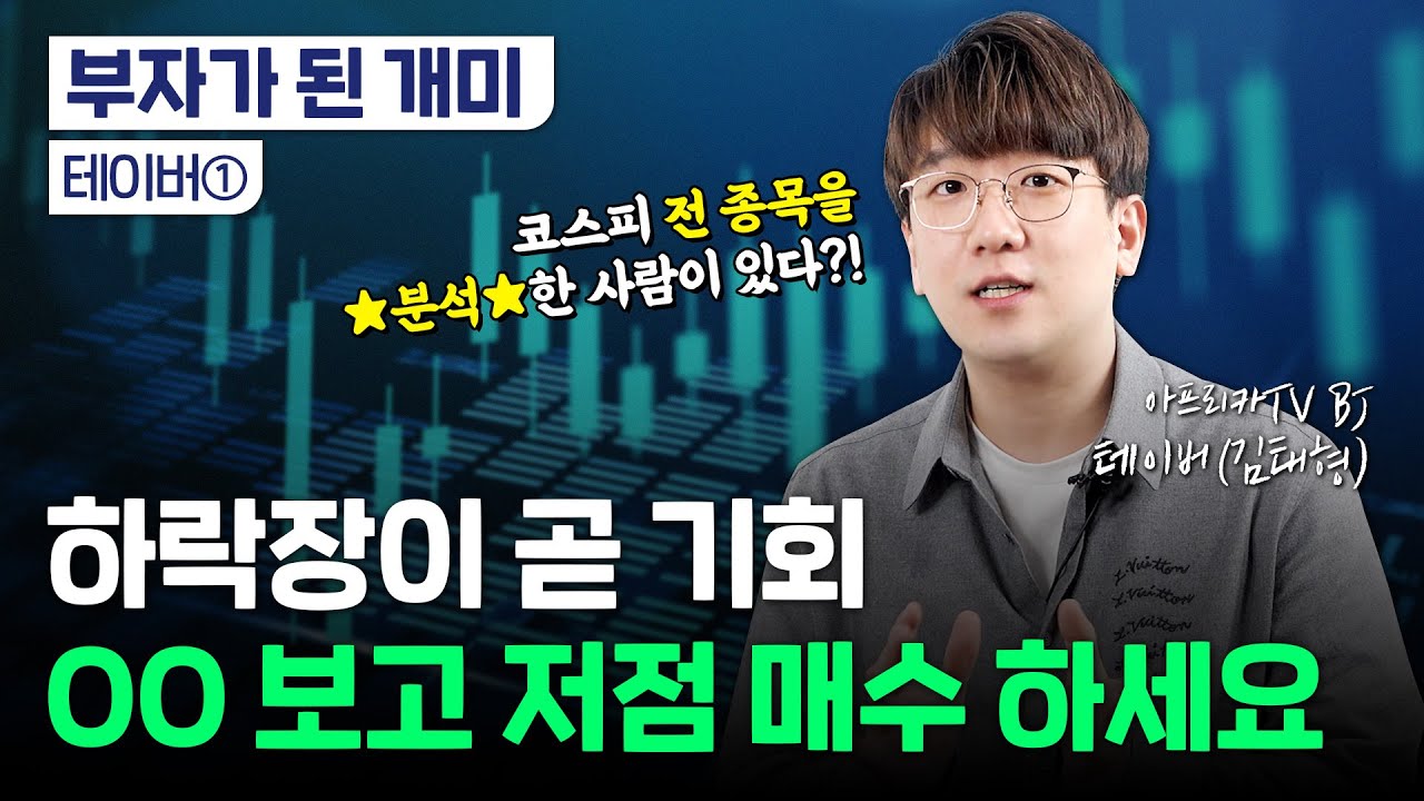 누적 시청자 250만 BJ｜저점 찾는 법｜연 20% 수익 실화?!｜주식은 장사일 뿐