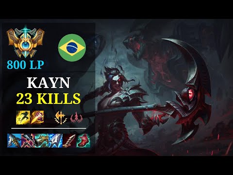 Kayn Jungle vs Graves - 23 kills - Not Keio BR Challenger (800 LP) Patch 11.6
