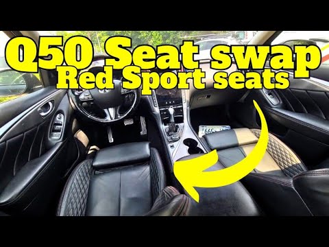 Infiniti Q50 seat removal / install