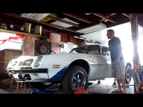 1975 Pontiac Trans am. First start