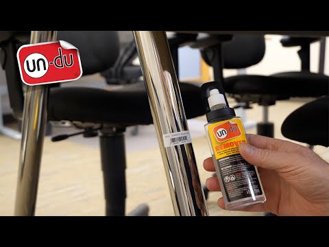 How to remove stickers, tapes and labels from furniture