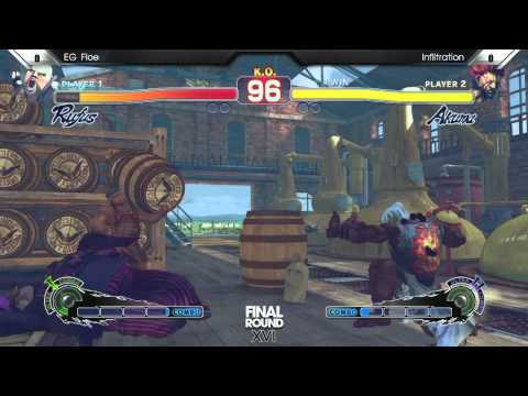 Final Round 16 Super Street Fighter 4 Arcade Edition Top 16 Floe vs Infiltration