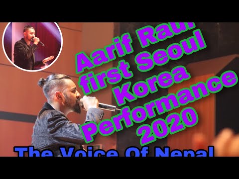 Aarif Rauf first Seoul Korea Performance 2020