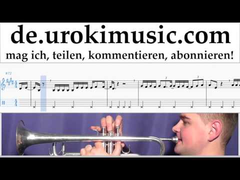 Trompetenunterricht Luis Fonsi - Despacito Noten Lernen Teil#2 um-a995