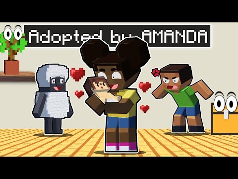 Adopted By AMANDA THE ADVENTURER In Minecraft!
