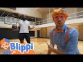 Blippi And Andre Drummond Play Basketball Fun And Educational Videos For Kids