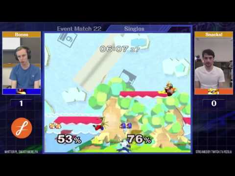 Event Match 22: Bones (Falco) vs Snacks! (Fox) - Losers Quarters