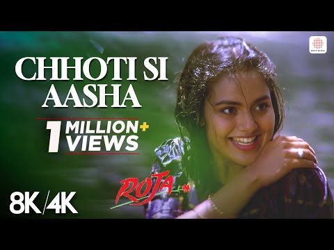 Chhoti Si Aasha - 8K/4K Music Video | Roja | Madhoo | Minmini | Best Of A.R. Rahman
