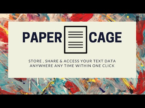 paper cage