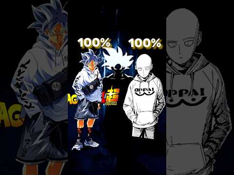 Drip Goku vs Drip Saitama 🥵 #saitama #dripgoku #goku #whoisstrongest #shorts