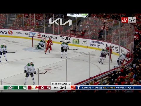 2022 Stanley Cup Playoffs. Stars vs Flames. Game 2 highlights