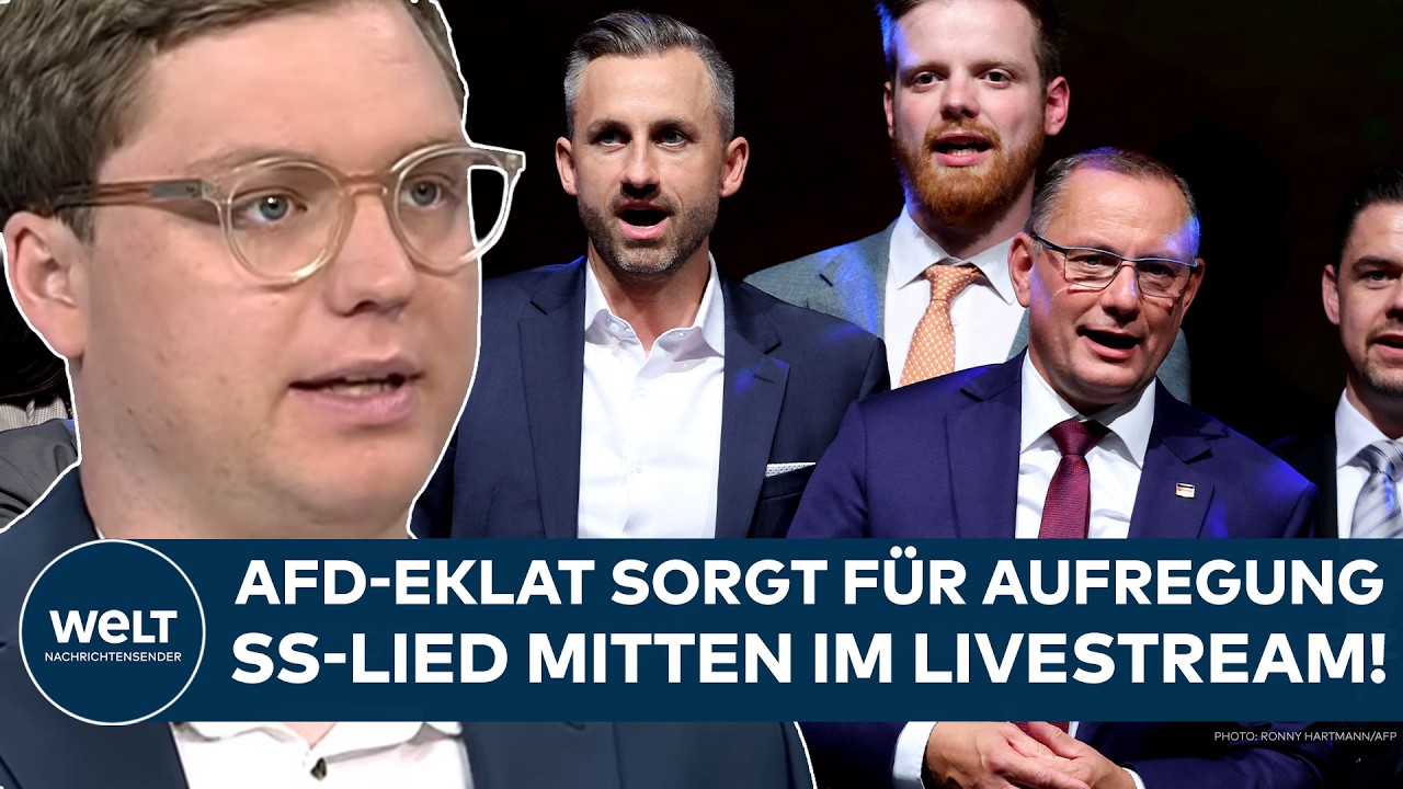 SACHSEN-ANHALT: Plötzlich läuft da ein Nazi-Lied im AfD-Stream! "SS-Treuelied" sorgt für Schock!