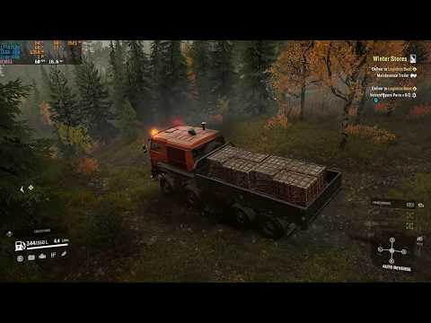 SnowRunner Walkthrough Part 32 - "Winter Stores" [2160p60]