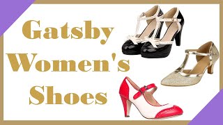 1920s Style Shoes & Great Gatsby Shoes for Women