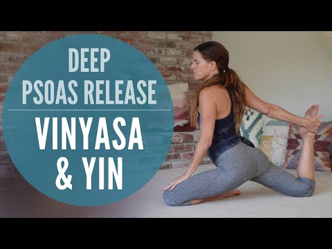 1-Hour Vinyasa & Yin for Deep Psoas Release (No Props)