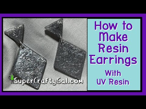 How to Make Resin Earrings with UV Resin
