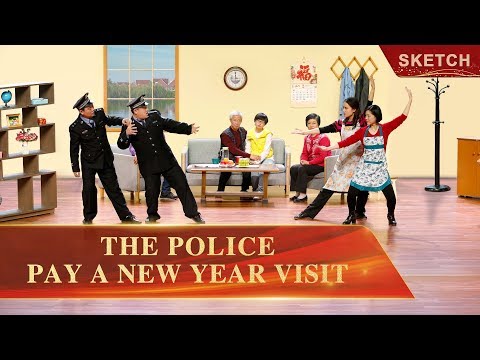 キリスト教の教会からのショートスケッチ｜"警察の初詣" (Short Sketch From the Christian Church | "The Police Pay a New Year Visit" )