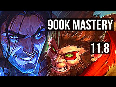 SYLAS vs WUKONG (MID) | 9 solo kills, 13/2/8, 1200+ games, Legendary | NA Master | v11.8
