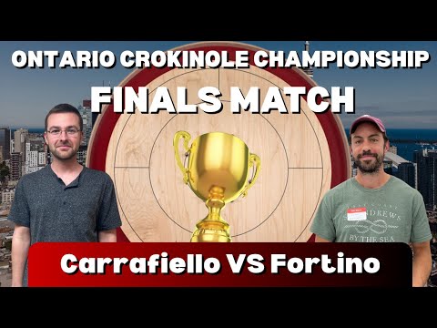 2025 Ontario Singles Crokinole Championship Final Carrafiello VS Fortino