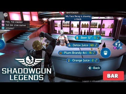 SHADOWGUN LEGENDS - UNLOCKING BAR ( DRINKING BEER ) - iOS / ANDROID GAMEPLAY