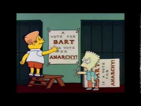 A Vote For Bart is A Vote For Anarchy