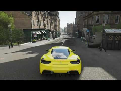 Pennzoil joyride Ferrari in Edinburgh