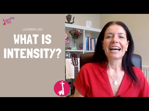 What is intensity? How does it differ from sensitivity?