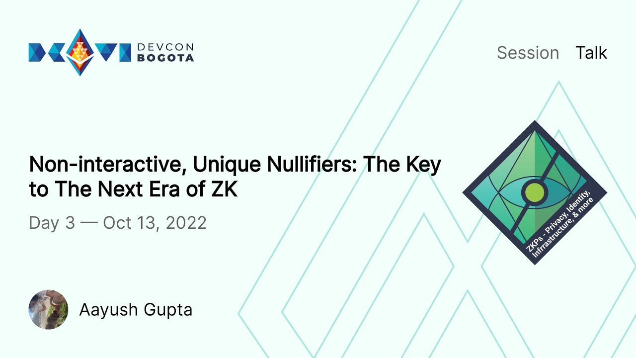 Non-interactive, Unique Nullifiers: The Key to The Next Era of ZK preview