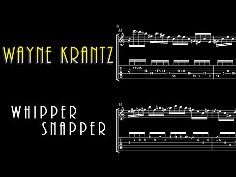 Wayne Krantz -  Whippersnapper Guitar Solo Transcription