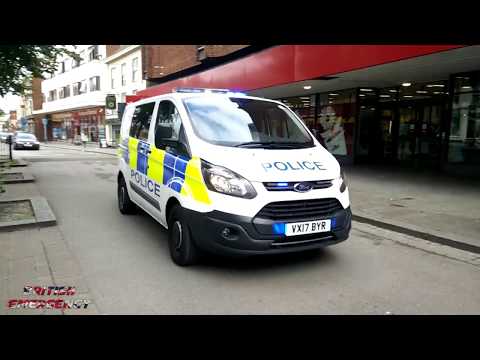 NEW Ford Transit Police Van Responding