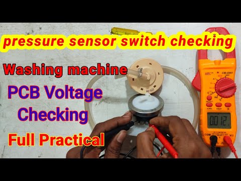 Front & Top load washing machine pressures sensor check | pressure sensor